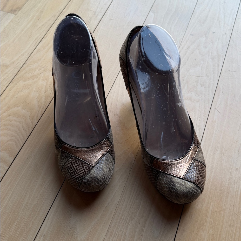 Jeffrey Campbell Patch 2 Multicolored Snakeskin P… - image 1